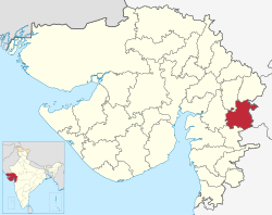Location in Gujarat