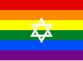 Israel Gay Jewish Pride Flag[81][82]