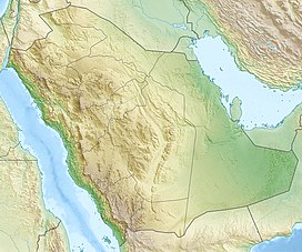 Map of Saudi Arabia Showing the location of Jabal al-Nour