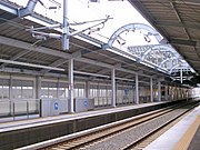 新幹線ホーム（2005年3月）