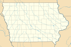 克拉克森在Iowa的位置