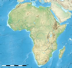 カイロの位置（アフリカ内）