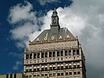 The top of the Kodak Tower, August 2008
