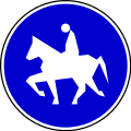 Horse riding track