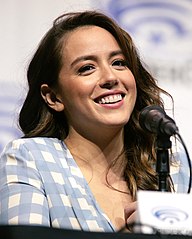Chloe Bennet; mother is Caucasian and her father is Chinese.[188]