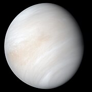 Planet Venus image by Mariner 10, 1974