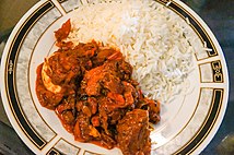 Ofada rice is a Yoruba dish.[177]