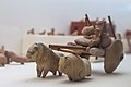 Image 39Clay and wood model of a bull cart carrying farm produce in large pots, Mohenjo-daro. The site was abandoned in the 19th century BC. (from History of agriculture)