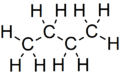 C4H10，正丁烷