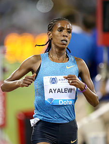 Ayalew Timanttiliigan Dohan osakilpailussa
