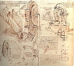 Leonardo da Vinci used sepia ink, from cuttlefish, for his writing and drawing