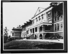 Old image of buildings at Sullins College, Bristol, Virginia