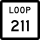 State Highway Loop 211 marker