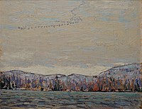 Wild Geese: Sketch for "Chill November", Fall 1916. Sketch. Museum London, London