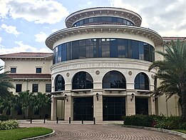 Image of the main building at the University of South Florida Sarasota-Manatee.