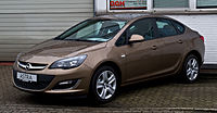 Opel Astra sedan facelift front