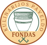 Geleneksel Litvanya usulü kullanılarak üretilen yiyecekleri işaretlemek için kullanılan Litvanya Mutfak Mirası Vakfı logosu.