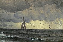 嵐の中の帆走