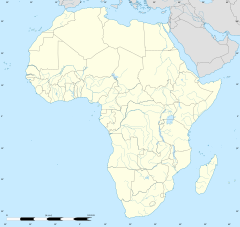 グラン・バッサムの位置（アフリカ内）