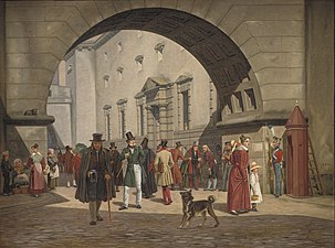 The Prison of Copenhagen, by Martinus Rørbye, 1831