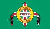 Flag of the Poarch Band of Creek Indians