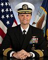 Kavon Hakimzadeh the captain of the USS Harry Truman is a Texan by birth.
