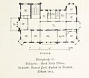 Grundriss von Lipsius für Villa Ernst Keil