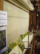 Commercial haut-lisse tapestry loom, 2004