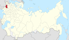 Vị trí tỉnh Volhynia (đỏ) trong Đế quốc Nga