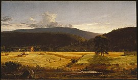 Bareford Mountains, West Milford, New Jersey by Jasper Francis Cropsey, 1850