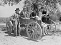 Family in a wagon, Lee County, Mississippi, August 1935