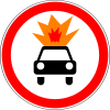 3.33 The movement of vehicles with explosive and flammable loads is prohibited