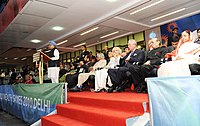 The Prime Minister Dr. Manmohan Singh addressing at the opening ceremony