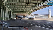 Focke Wulf 200 airplane at former airport Tempelhof 2023