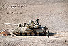 French AMX-30B2 deployed in Saudi Arabia, during military operations prior to the Gulf War