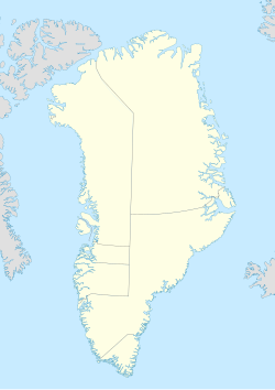 Localização de Upernavik na Gronelândia