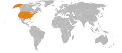 Haritada gösterilen yerlerde Israel ve USA