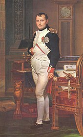 Painting of Napoleon Bonaparte in His Study at the Tuileries