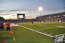 End zone view, 2011
