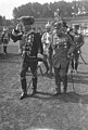 On the right-hand side lieutenant general Otto von der Decken [de] (1858-1937) with field marshal August von Mackensen, (1849-1945) 1931 in Dresden at a military review of German cavalry