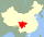 Sichuanprobintziaren kokapena Txinako mapan.