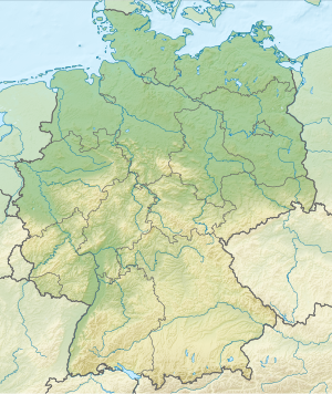 Cherta de localisazion: Germania