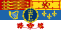 Stendardo reale del Canada, usato da Elisabetta II come Sovrana del Canada