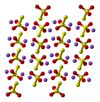 Struktur hablur natrium tiosulfat pentahidrat