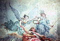 Charles-Amédée-Philippe van Loo maali "Suure valitseja tõus Olümposele" järgi tehtud laemaaling