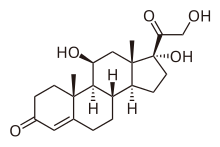Estrutura química de Cortisol