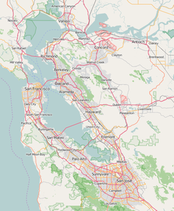 Golden Gate در منطقه خلیج سان‌فرانسیسکو واقع شده