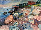 Shore with Red House, 1904, oil on canvas, 69 × 109 cm, Munch Museum, Oslo