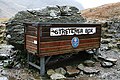 Image 13Stretcher box in Cumbria, England, prepositioned equipment saves mountain rescue teams having to trudge up mountains with it. (from Mountain rescue)