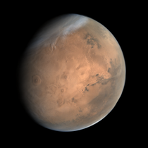Image of Tharsis and Valles Marineris by MOM